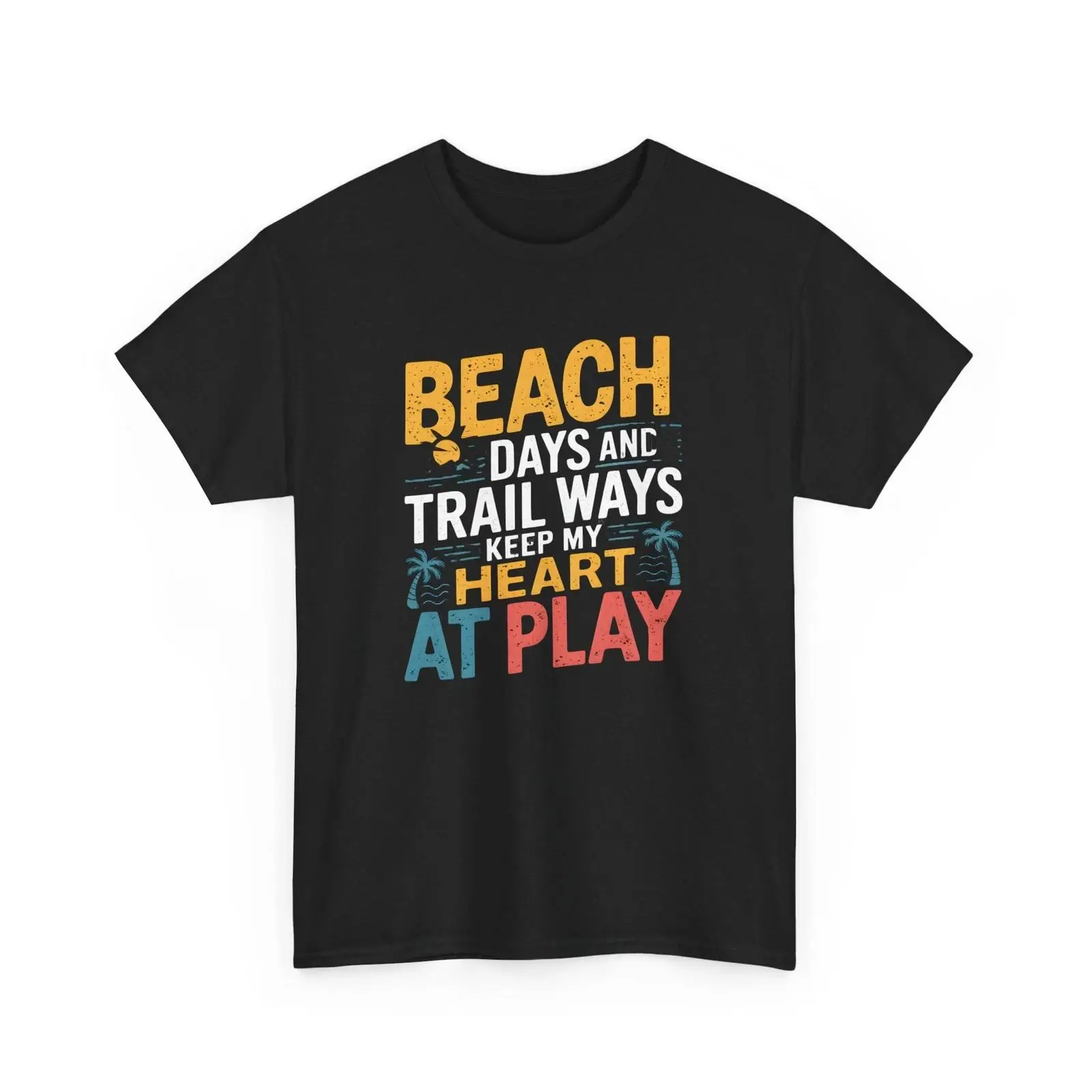 Outdoor Adventure Quotes Short - ビーチデイズ トレイルウェイズ Tシャツ アウトドア ハイキング 自然
