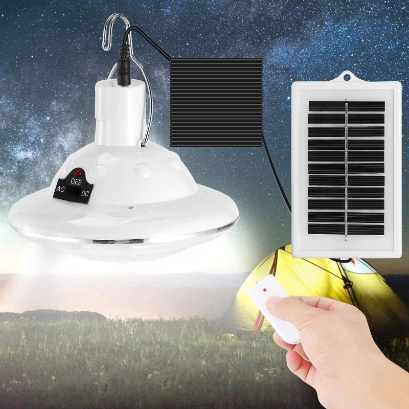 Outdoor Adventure Ni - ポータブルLEDキャンプライト、ソーラーシャンデリア、非常用電球付き、アウトドアアドベンチャーに最適