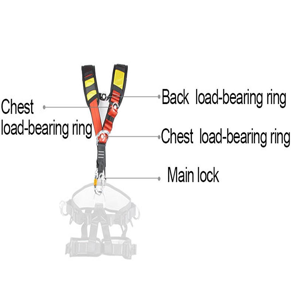 Harness Climbing Adjustable - かわいいハーネスショルダーストラップ登山用具用調節可能なサイズ高さハーネスアクセサリーアウトドアスポーツアドベンチャー