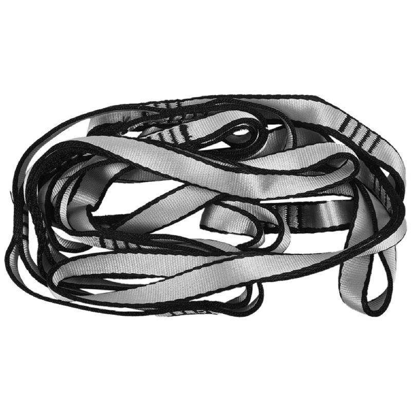 Harness Climbing Adjustable - 6 個のデイジーチェーンナイロン強力なクライミングストラップ調節可能なハーネスクライミングロープ強力なデイジーチェーン屋外スポーツ用