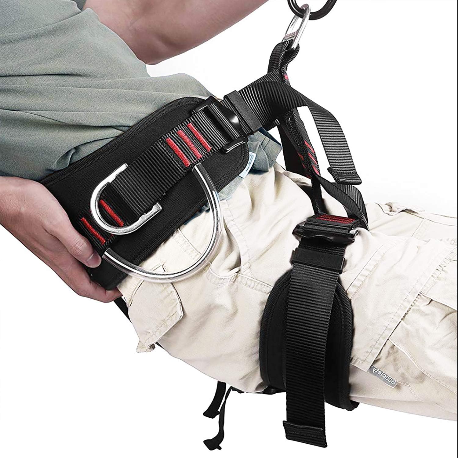 調整可能なクライミングハーネス、消防救助、ロッククライミング - Harness Climbing Adjustable のレビューと価格