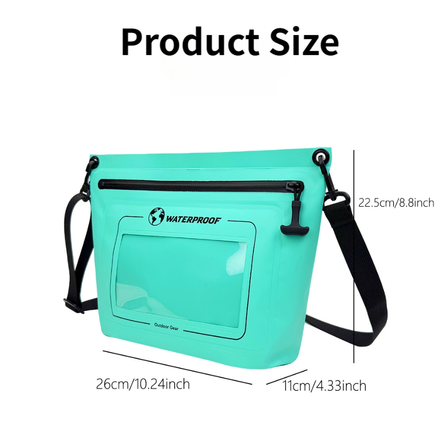気密防水ショルダーバッグ IPX7 評価 ダイビング 水泳  - Outdoor Adventure And Sports のレビューと価格
