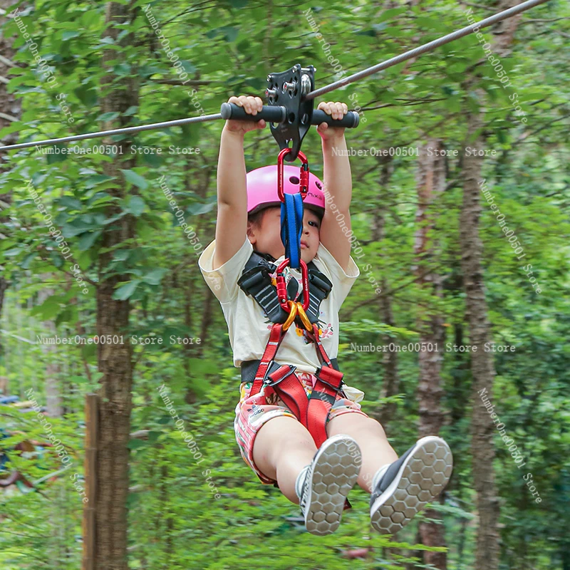 子供用ジップラインキット、遊び場プーリーシステム、屋外アドベ - Outdoor Adventure Course のレビューと価格