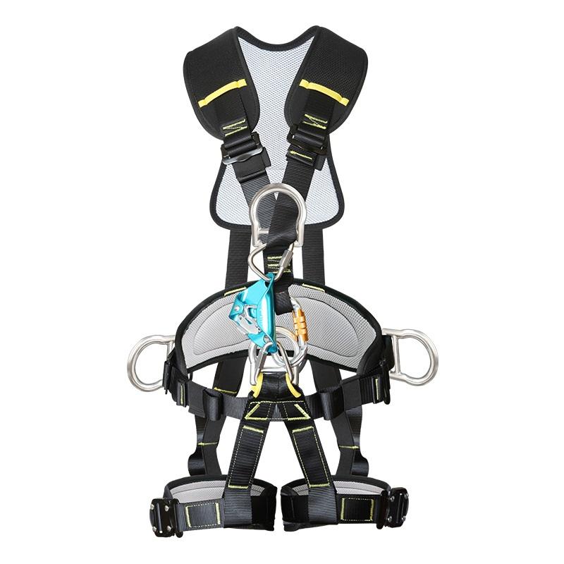 調節可能な安全ロープ、フルボディアウトドアロッククライミング - Harness Climbing Adjustable のレビューと価格