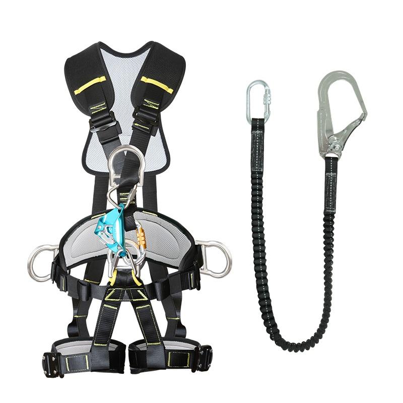 調節可能な安全ロープ、フルボディアウトドアロッククライミング - Harness Climbing Adjustable のレビューと価格
