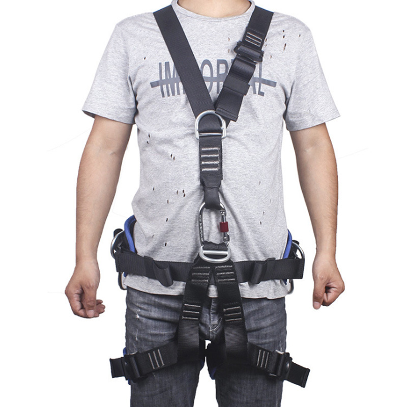 登山や山岳救助用の耐久性のあるナイロン製の調節可能な全身安全 - Harness Climbing Adjustable のレビューと価格