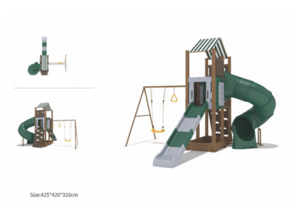 公園アドベンチャーコース 耐久性のあるプラスチック製 子供用 - Outdoor Adventure Course のレビューと価格