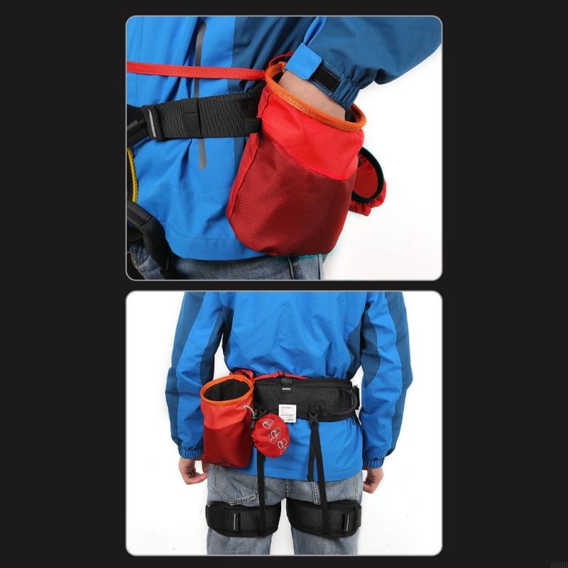 ロッククライミンググリップチョークバッグ、コードトップ、ウェ - Chalk Bag Bouldering のレビューと価格