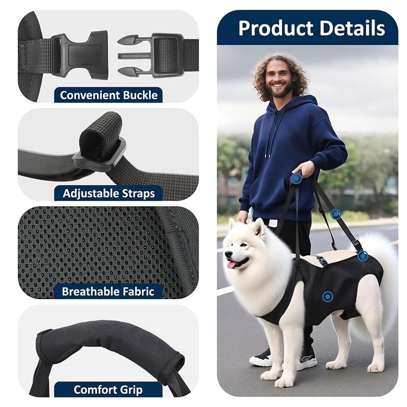 犬用階段補助リーシュ、高齢犬用サポートスリング、調節可能なペ - Harness Climbing Adjustable のレビューと価格