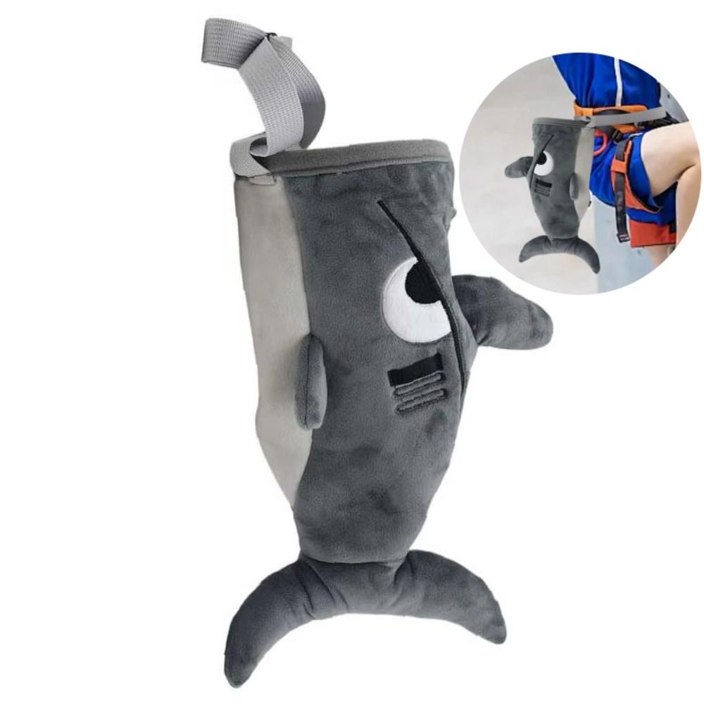 フランネルシャークチョークバッグぬいぐるみロッククライマーロ - Chalk Bag Bouldering のレビューと価格
