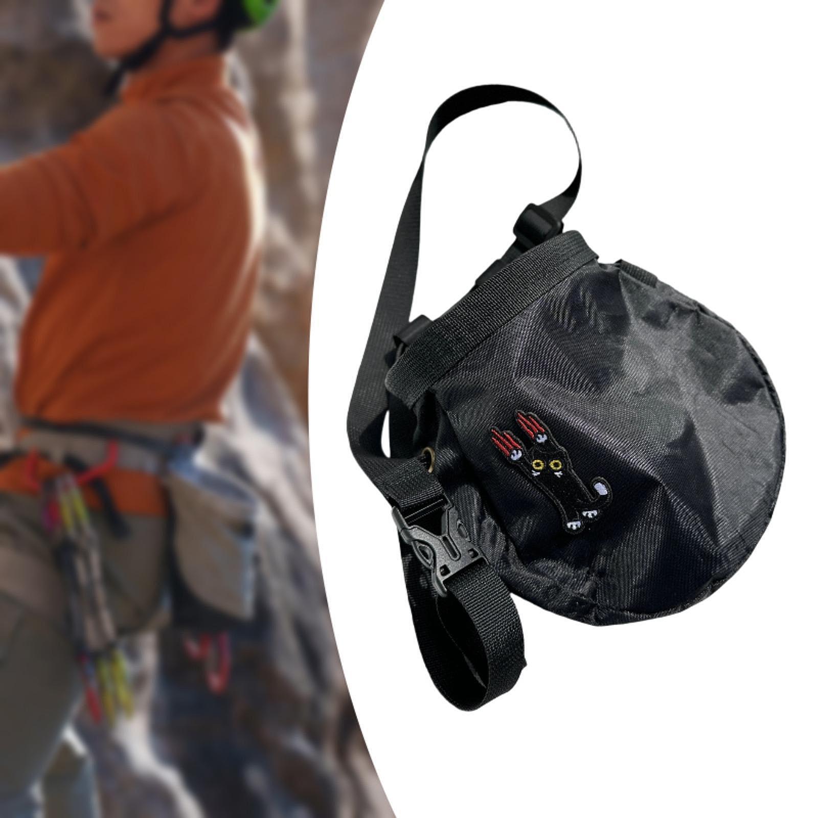 巾着ロッククライミングチョークバッグ猫型ぬいぐるみ収納アクセ - Chalk Bag Bouldering のレビューと価格