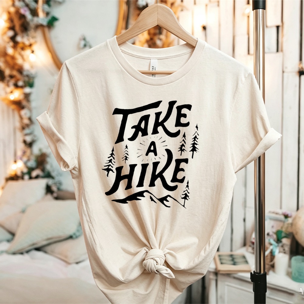 Take A Hike パインツリーマウンテン アウトドアグ - Outdoor Adventure Quotes Short のレビューと価格