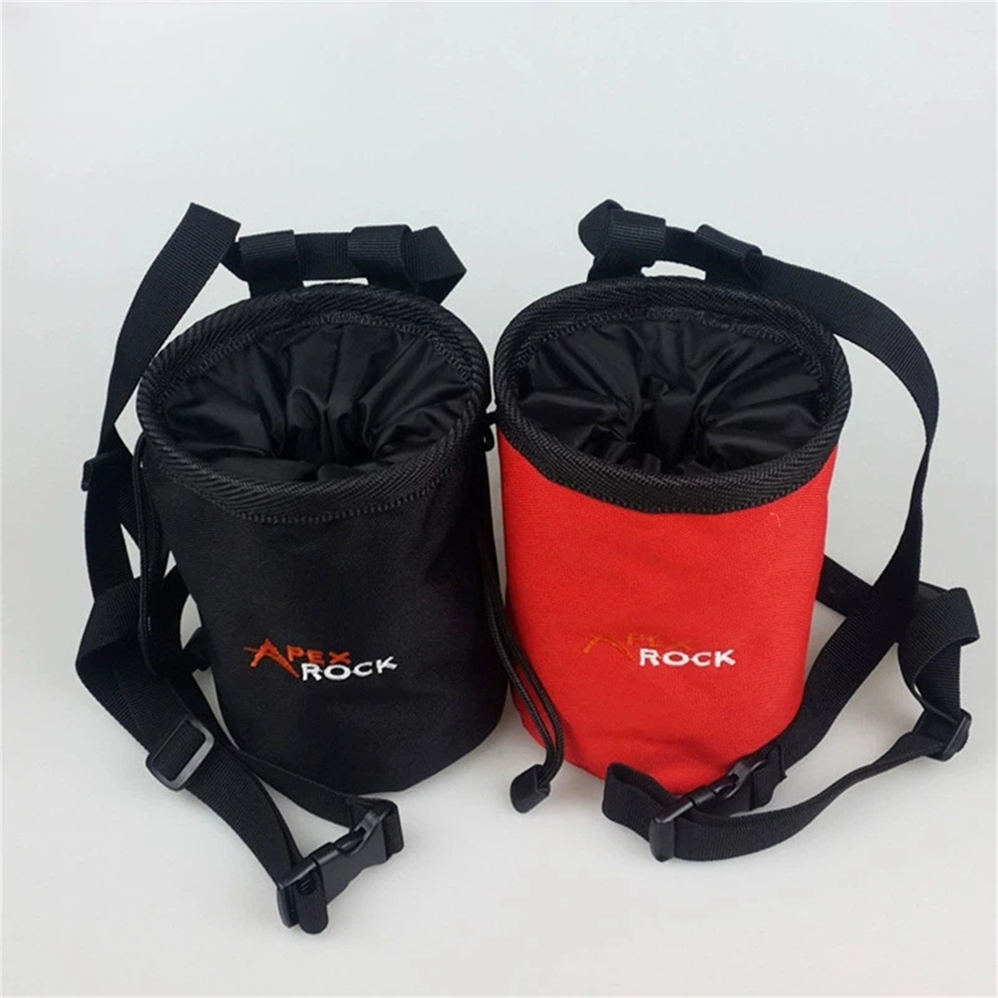 4 ピース/ロットロッククライミングチョークバッグ防水腰掛け - Chalk Bag Bouldering のレビューと価格