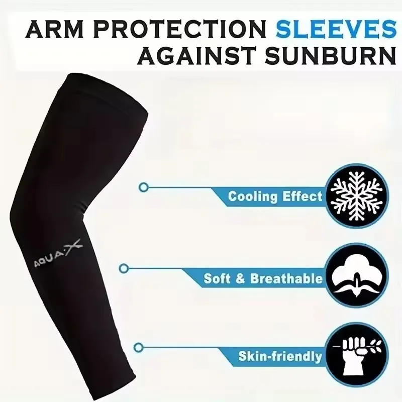 3 ペアの通気性日焼け防止スリーブ UV 保護具アウトドアア - Outdoor Adventure And Sports のレビューと価格